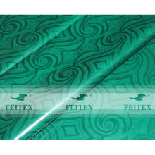 Cor verde FEITEX hand made guiné brocado damasco ghalila 100% algodão tecido de pano africano